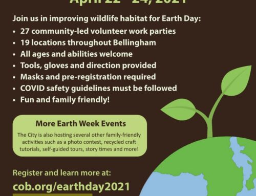 Earth Week Volunteer Events – April 22-24, 2021